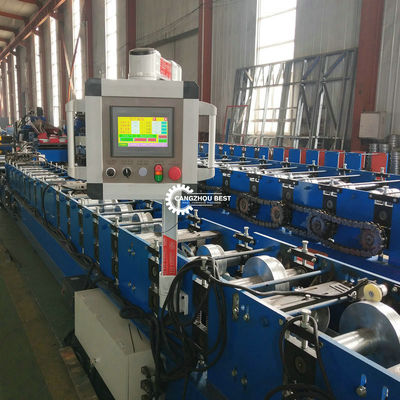 5.5kw Plc Delta Shutter Door Roll Forming Machine