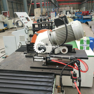 Pu Injection Foam PPGI Rolling Shutter Door Slats Roll Forming Machine