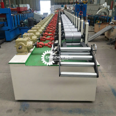 Pu Injection Foam PPGI Rolling Shutter Door Slats Roll Forming Machine