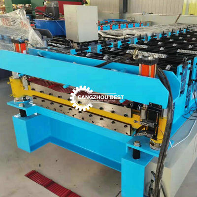 5v and Corrugated Roof Double Layer Deep Rib 0.3mm Steel Profile Roll Forming Machine