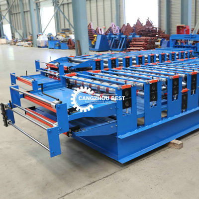 5v and Corrugated Roof Double Layer Deep Rib 0.3mm Steel Profile Roll Forming Machine