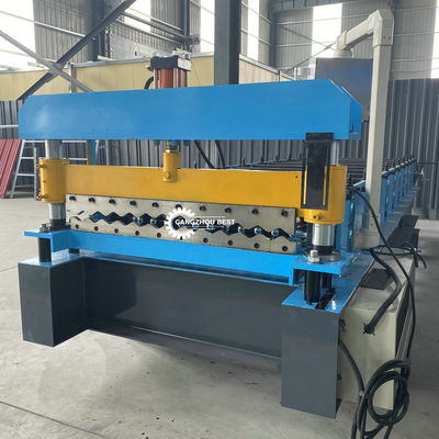 850mm PLC Corrugated Iron Roofing Sheet Making Machine For Building