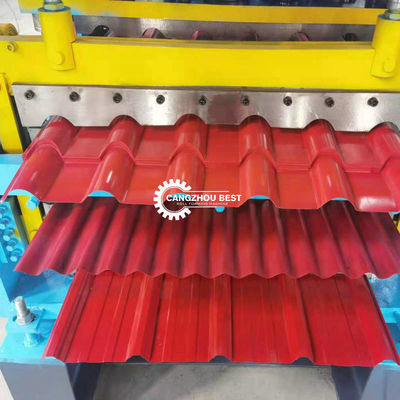 8.5kw Hydraulic Three Layer Ibr Roll Forming Machine