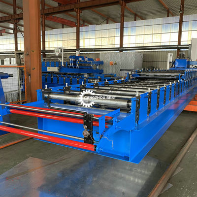 Chain Driven Cold 3kw Ppgi Tile Roll Forming Machine