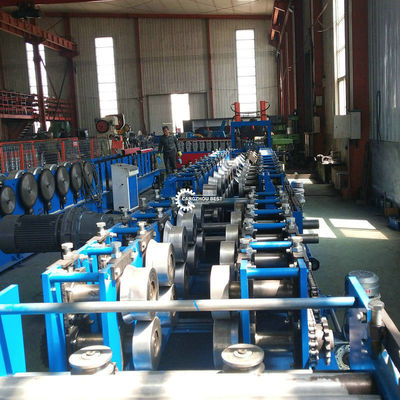 300mm Automatic Changeable Plc C Purlin Roll Forming Machine For Warehouse