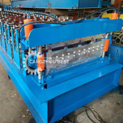 Tr4 Tr5 Double Layer Touchscreen Roofing Sheet Roll Forming Machine