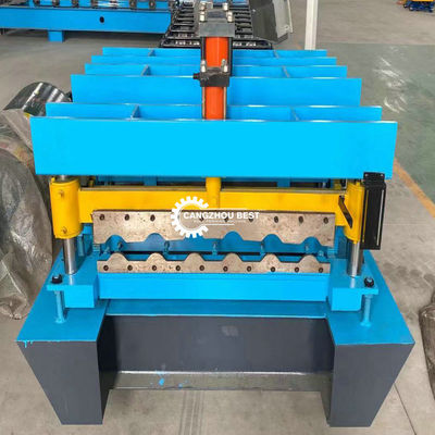 Galvanized Steel Ibr Step / Euro Roof Tile Roll Forming Machine