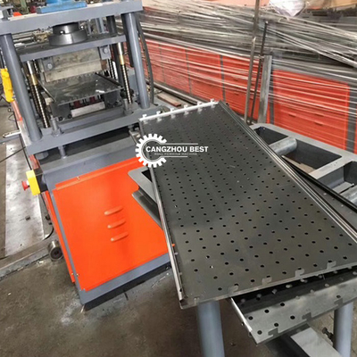 Supermarket Storage Shelf Metal Plc Roll Forming Making Machine For Panel