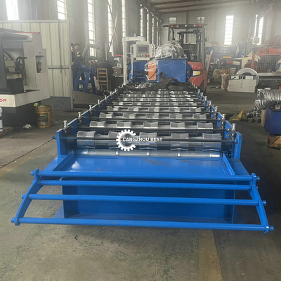 Color Steel 0.3mm Roof Tile Roll Forming Machine For Ibr Sheet