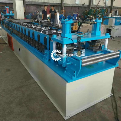 Supermarket Storage Shelf Plc Metal Roll Forming Machine For Panel