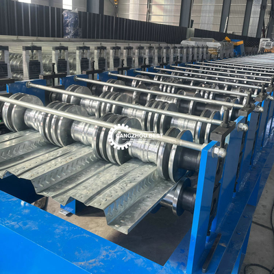 Plc Control Steel Decking Floor Roll Forming Machine Automatically Galvanized Roofing