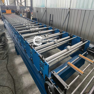 C8 1000mm Roofing Sheet Roll Forming Machine Steel Metal Making High Effective