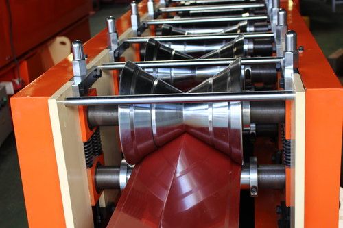 Semi Automatic 3P Ppgi Ridge Cap Roll Forming Machine 0