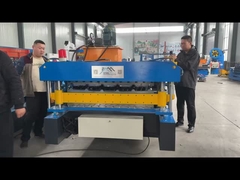 Mexico Single Layer PLC Control System Roofing Sheet Roll Forming Machine