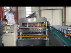 Middle layer roof machine